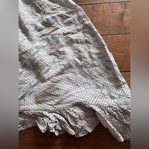 Free People Intimately Lace Slip Dress, Grey Size M - Picture 4 of 9